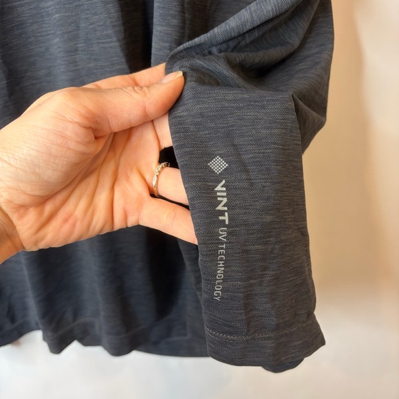 Anetik Men's Charcoal Short Sleeve Tee UPF Performance size XL - Picture 3 of 5